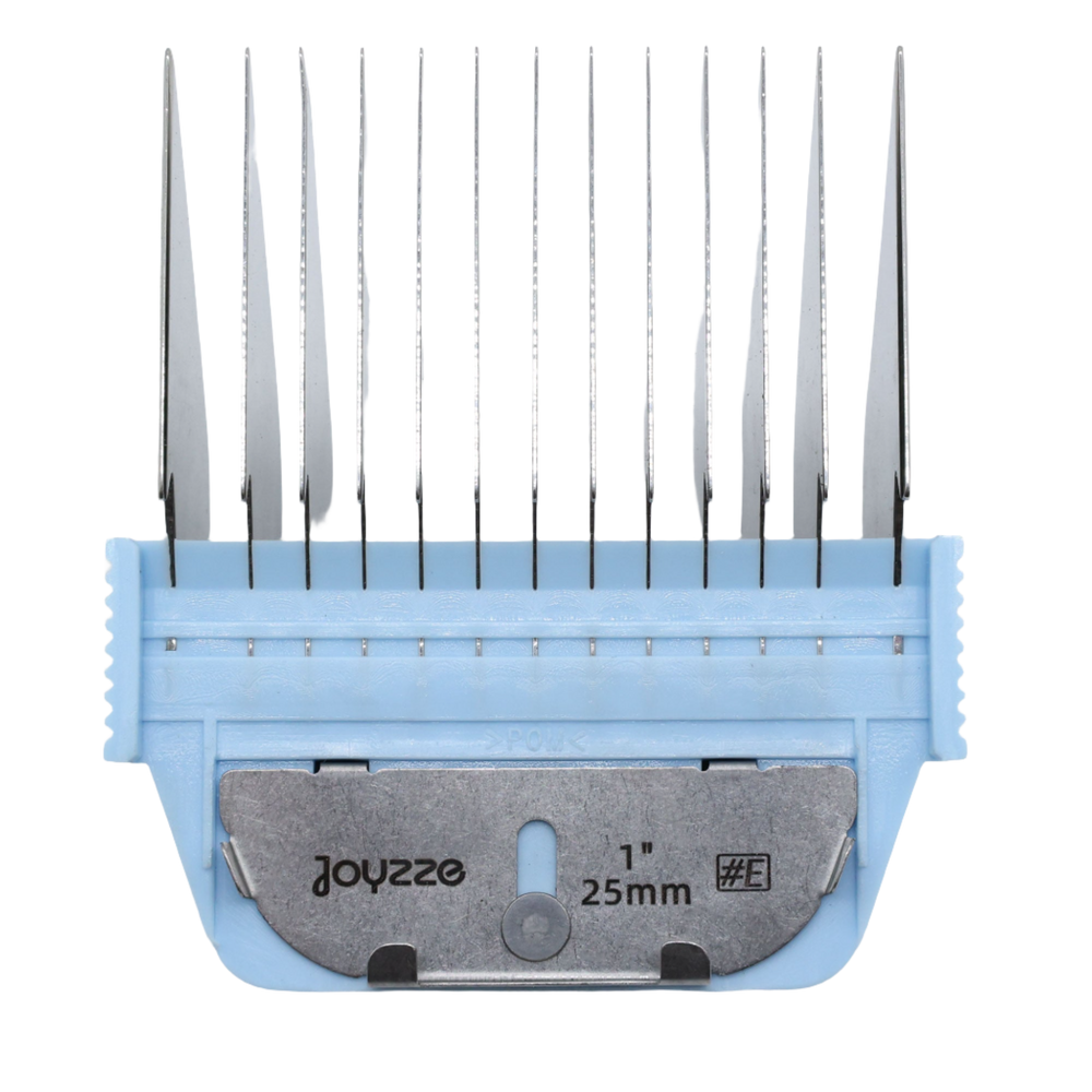 A Series Wide 25mm 1" Metal Comb by Joyzze