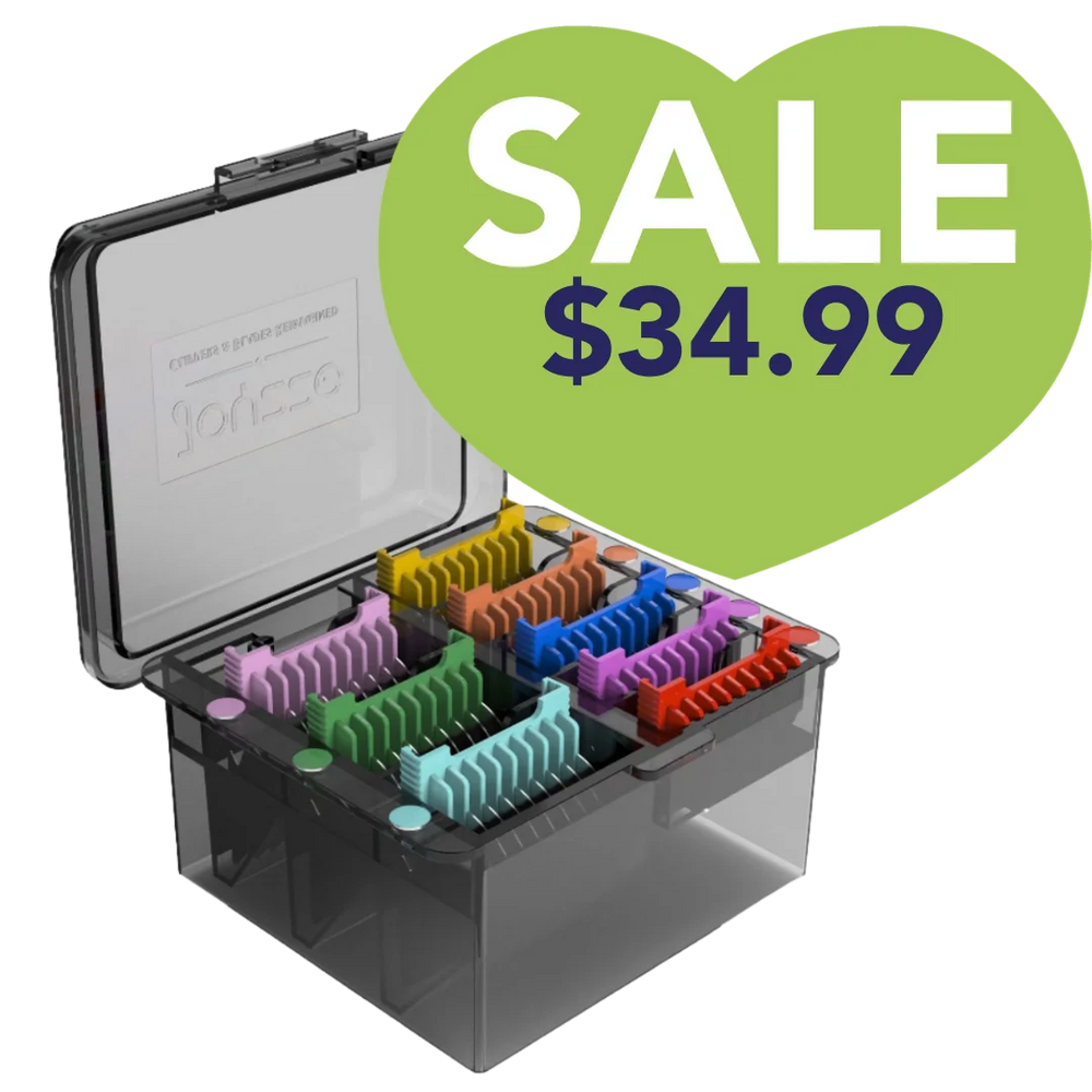 8 Piece Metal Comb Set for 5-in-1 blades by Joyzze