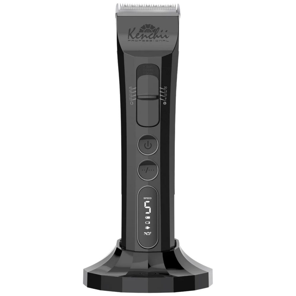 Flash Digital Cordless Clipper Pearl Black by Kenchii