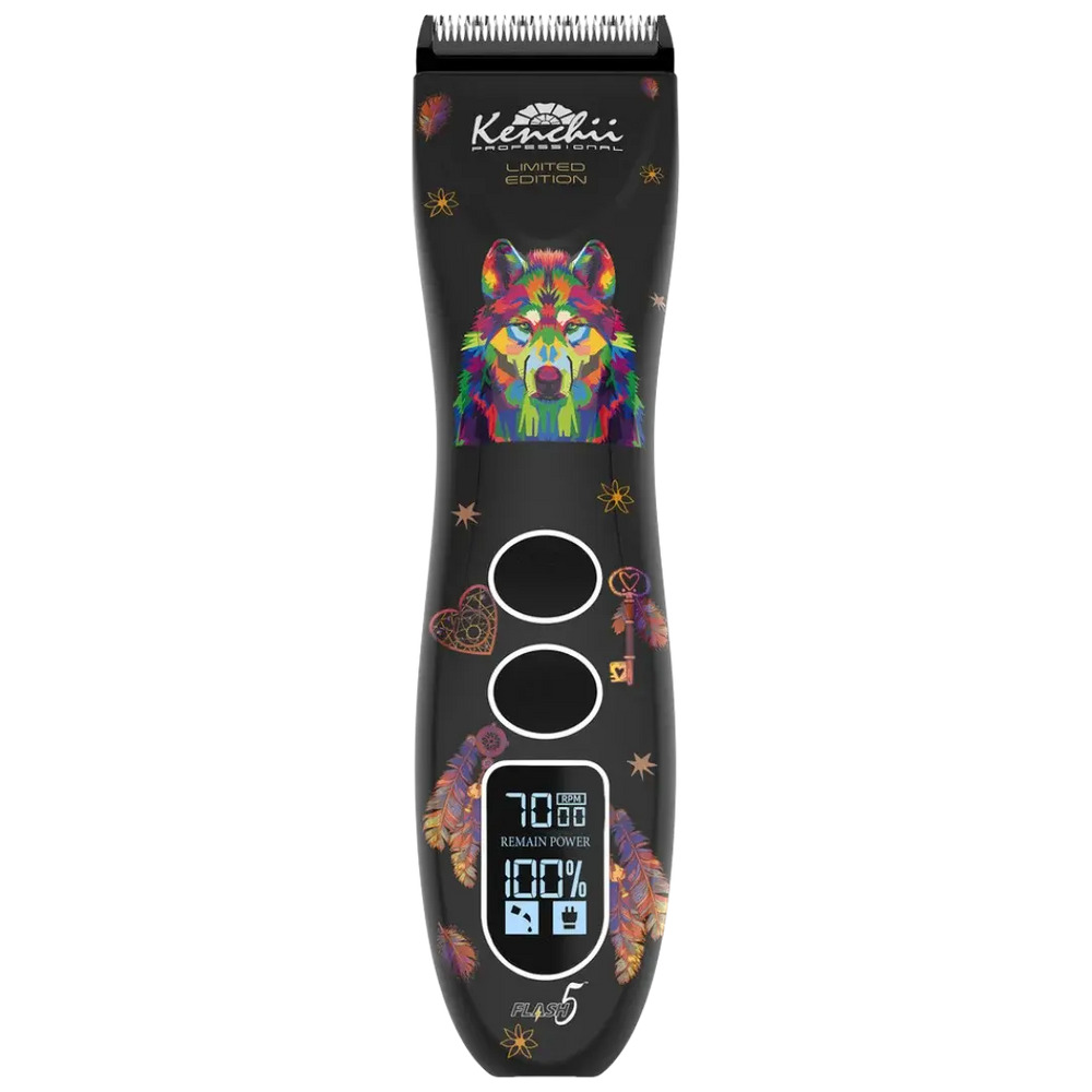 Flash5 Wolf Matte Black 5-in-1 Cordless Clipper
