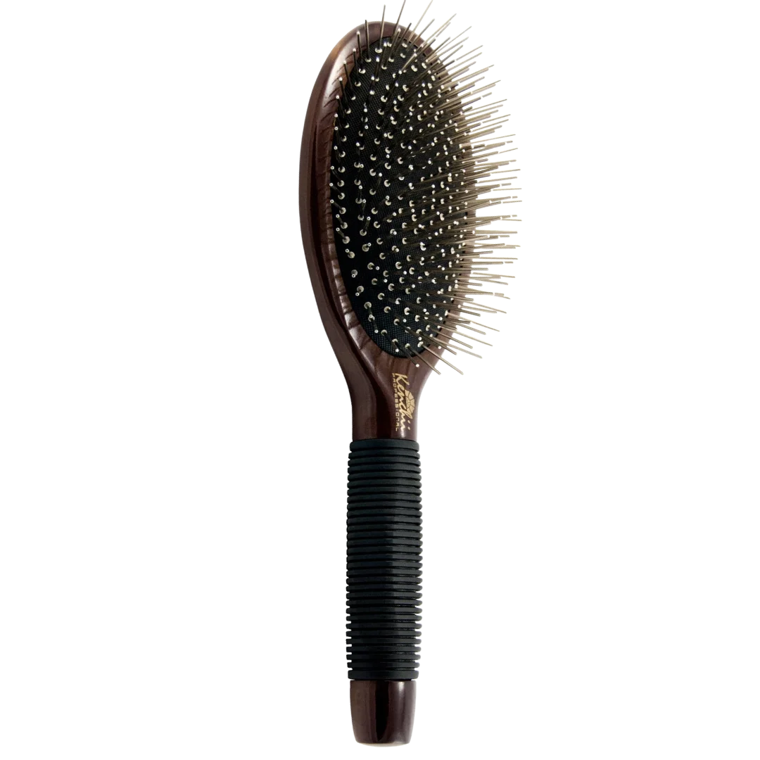 Large Metal Pin Oval Brush by Kenchii