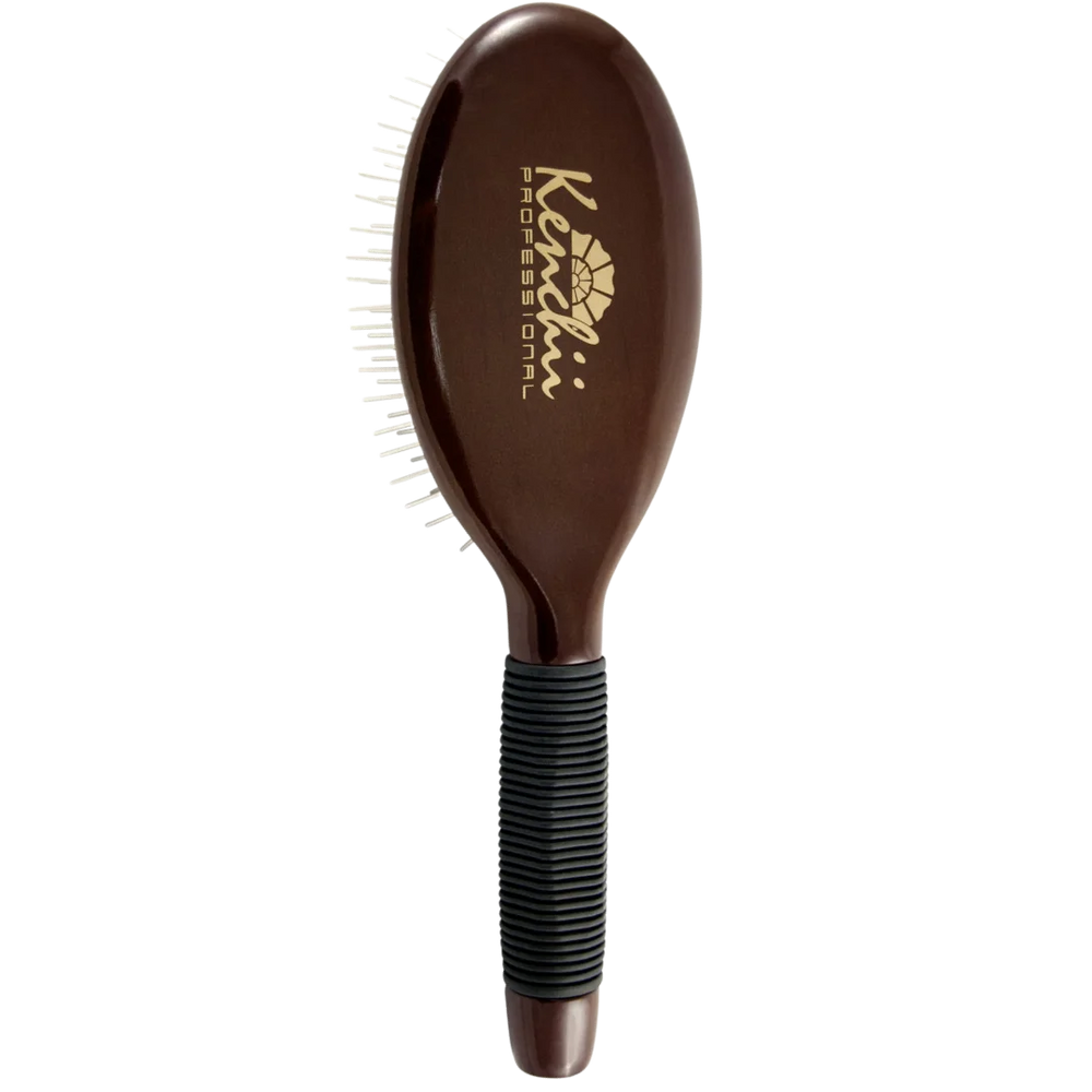 Large Metal Pin Oval Brush by Kenchii