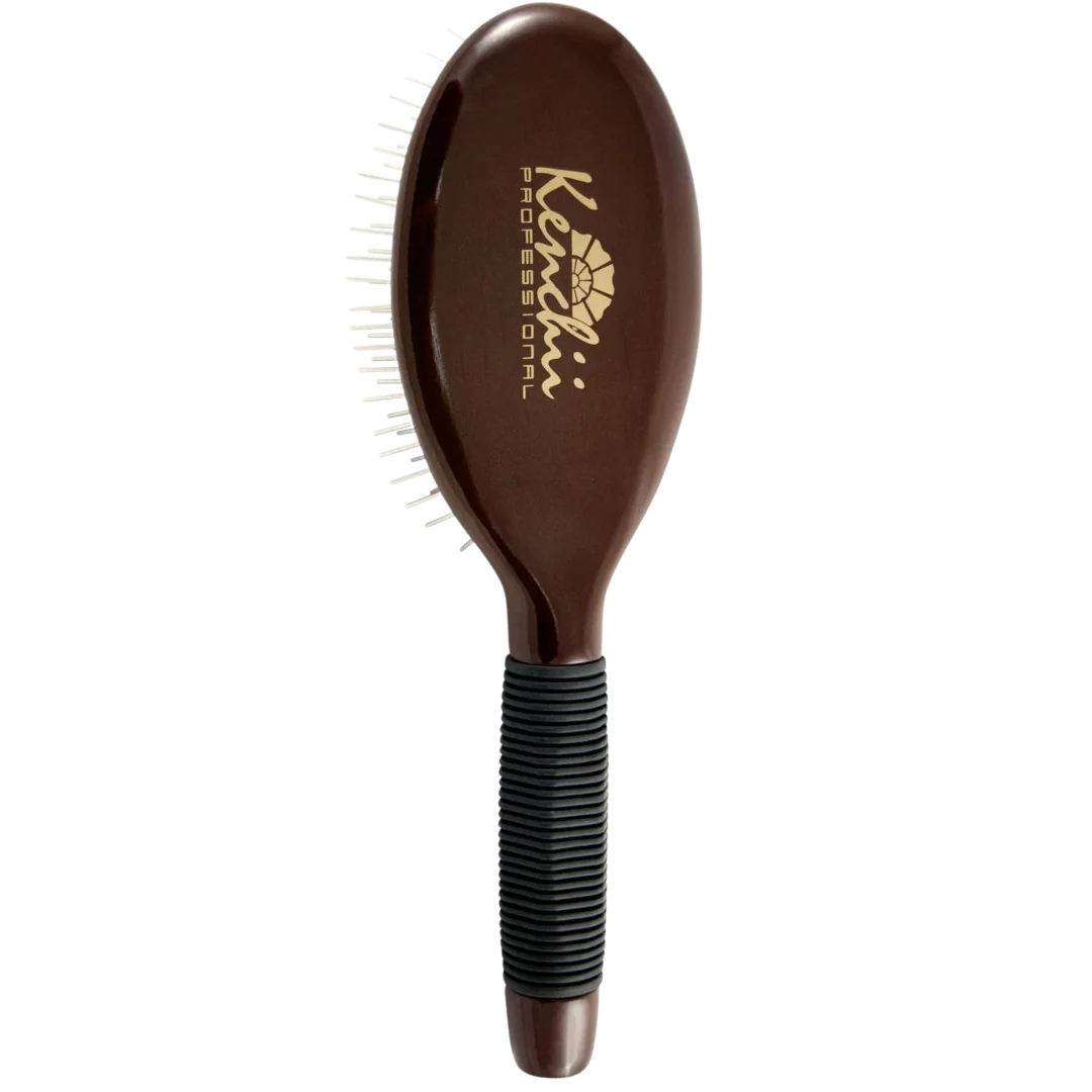 Large Metal Pin Oval Brush by Kenchii