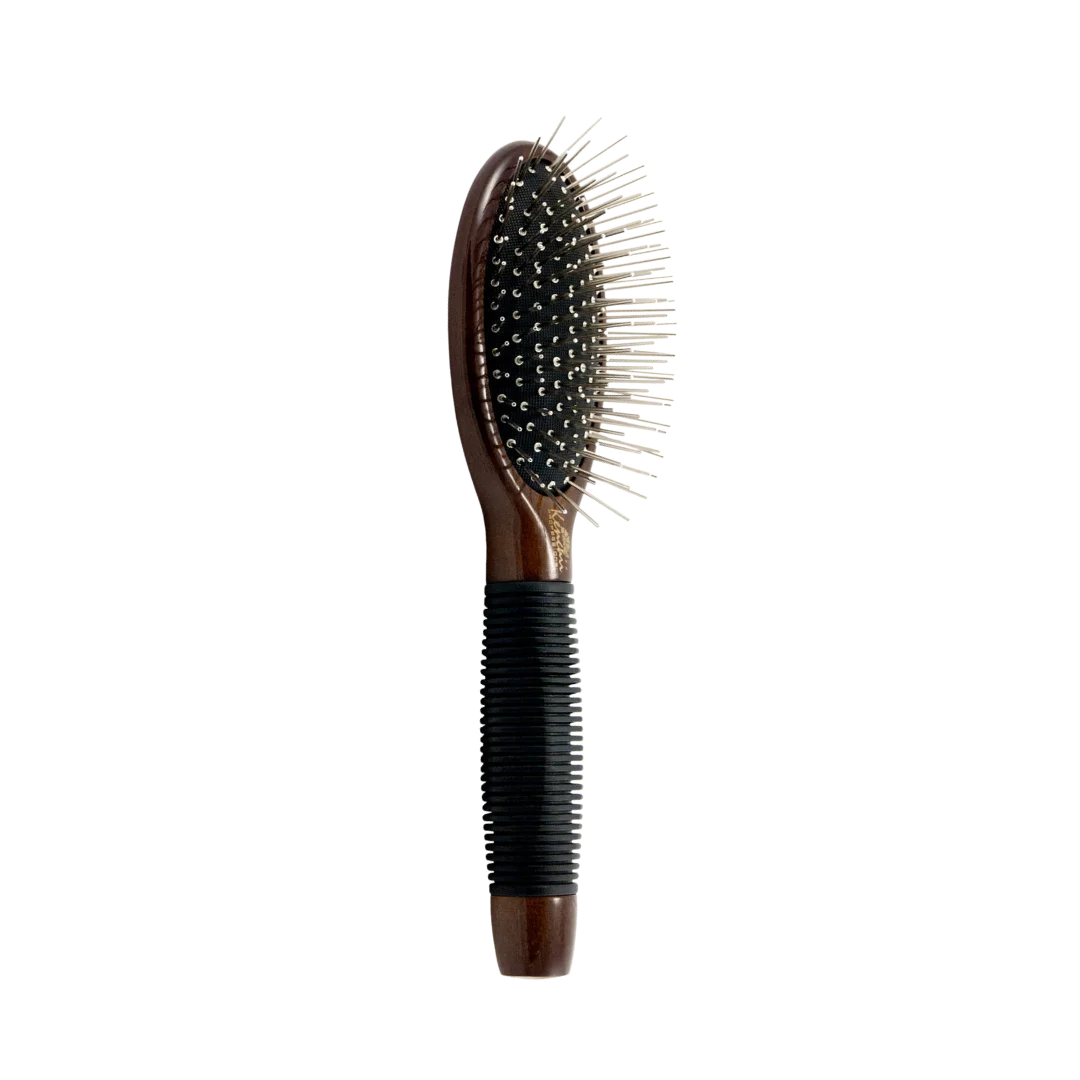 Small Metal Pin Oval Brush by Kenchii