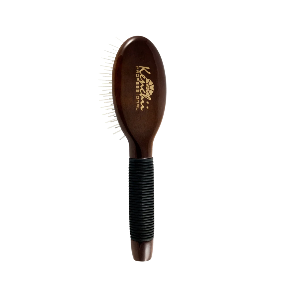 Small Metal Pin Oval Brush by Kenchii