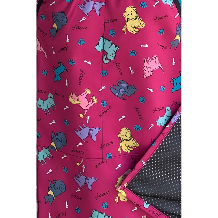 Pink Dogs Grooming Apron by Ladybird Line