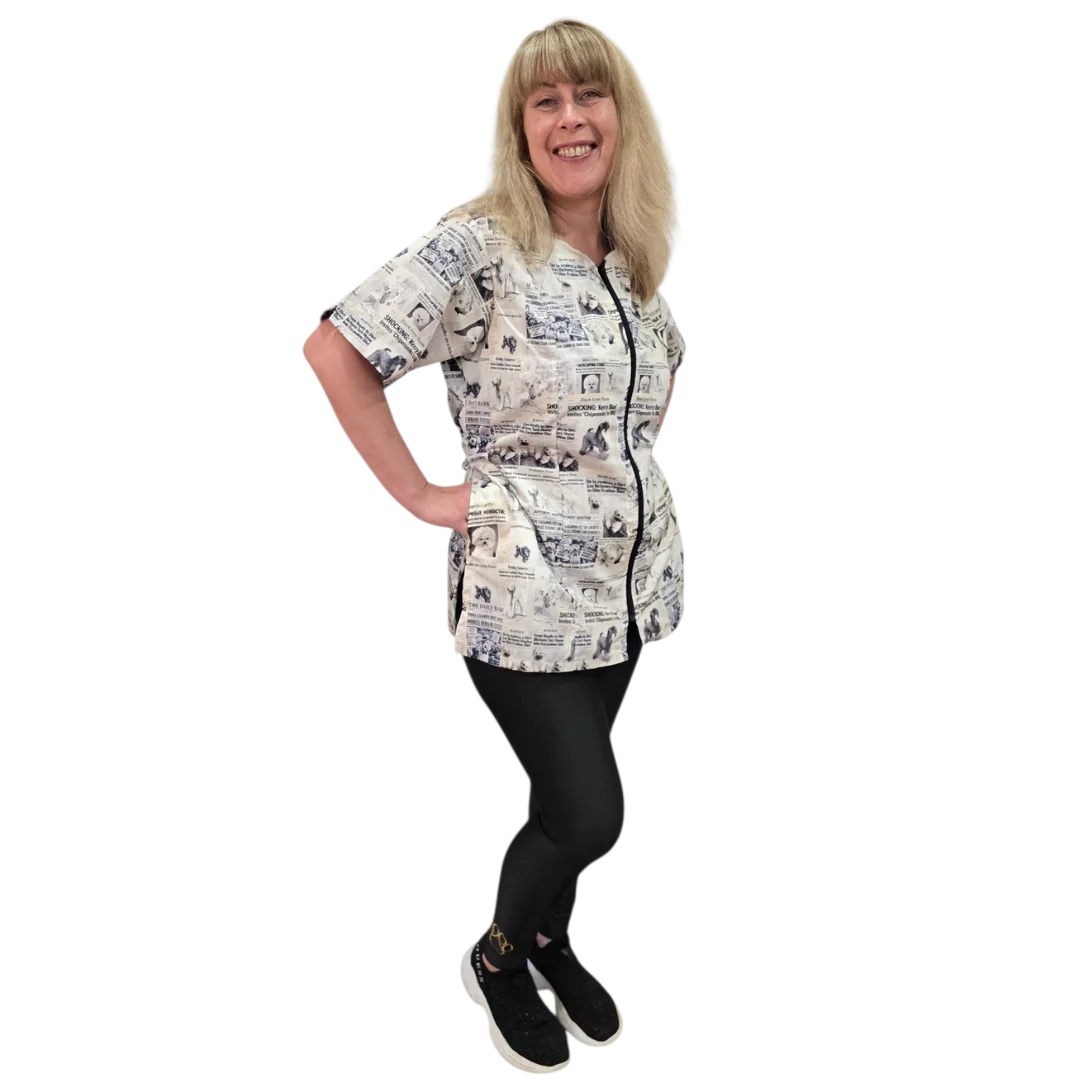 lafursion-newspaper-female-with-belt-smock-till-thigh
