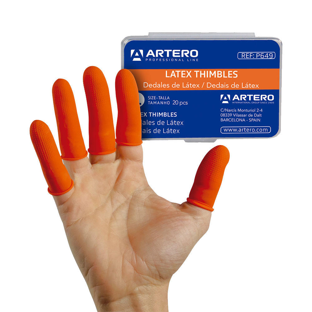Latex Stripping Thimbles Medium by Artero