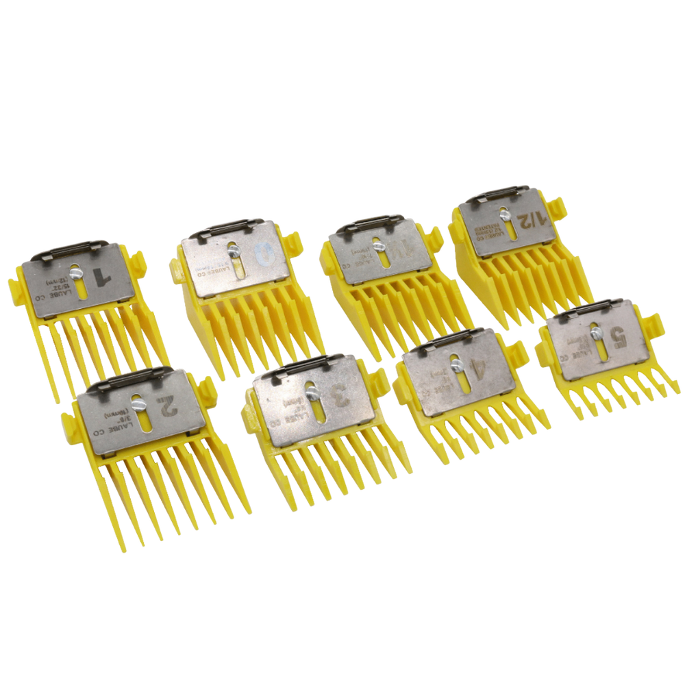 Big K Comb set of 8 Yellow by Laube