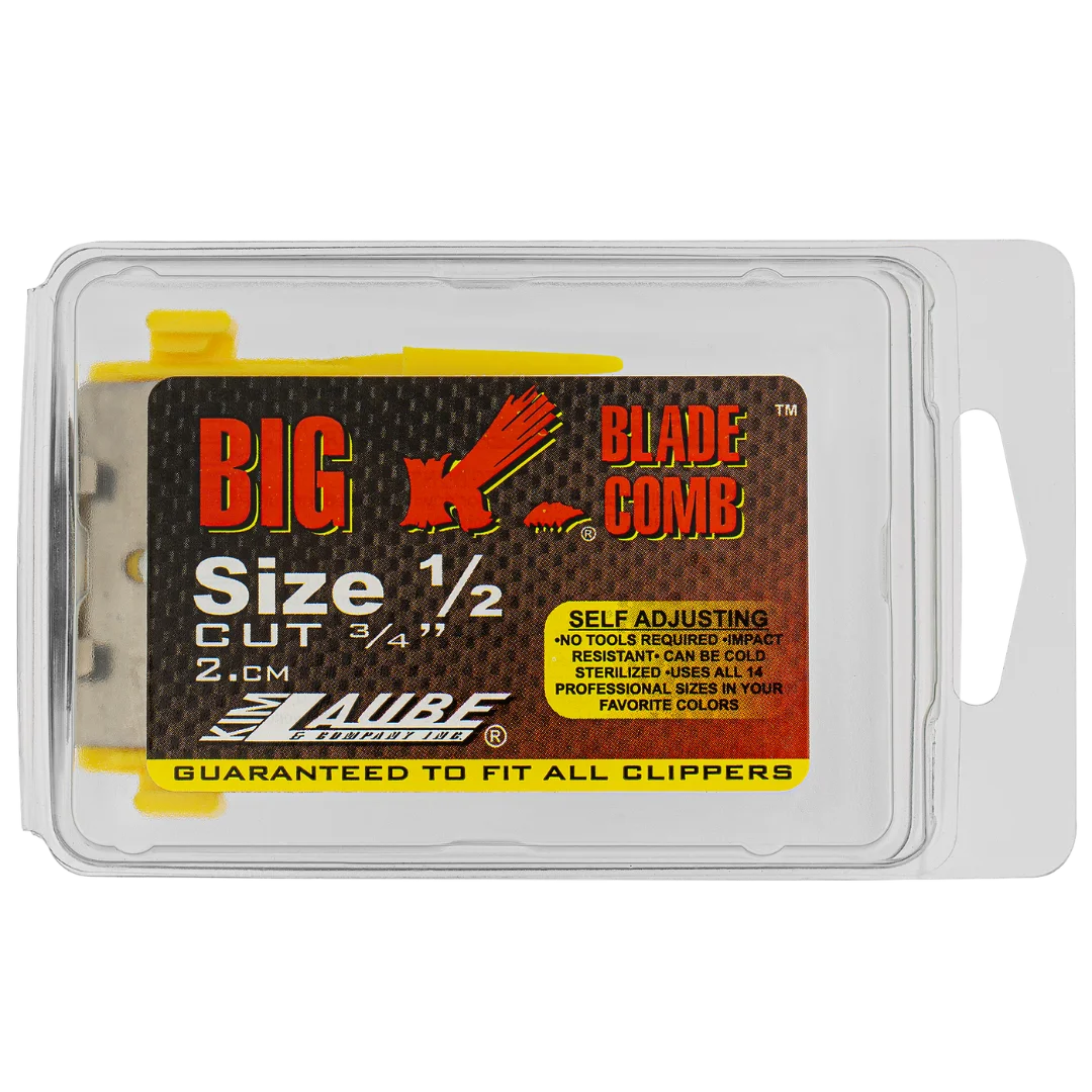 Big K Comb Size 1/2 Yellow by Laube