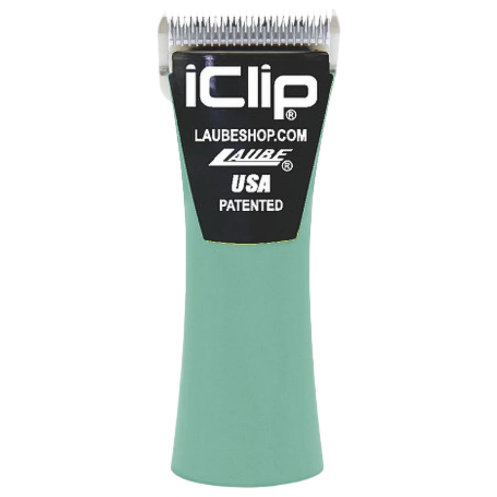 iClip Cordless 2 Speed Clipper Green with Two Batteries by Laube
