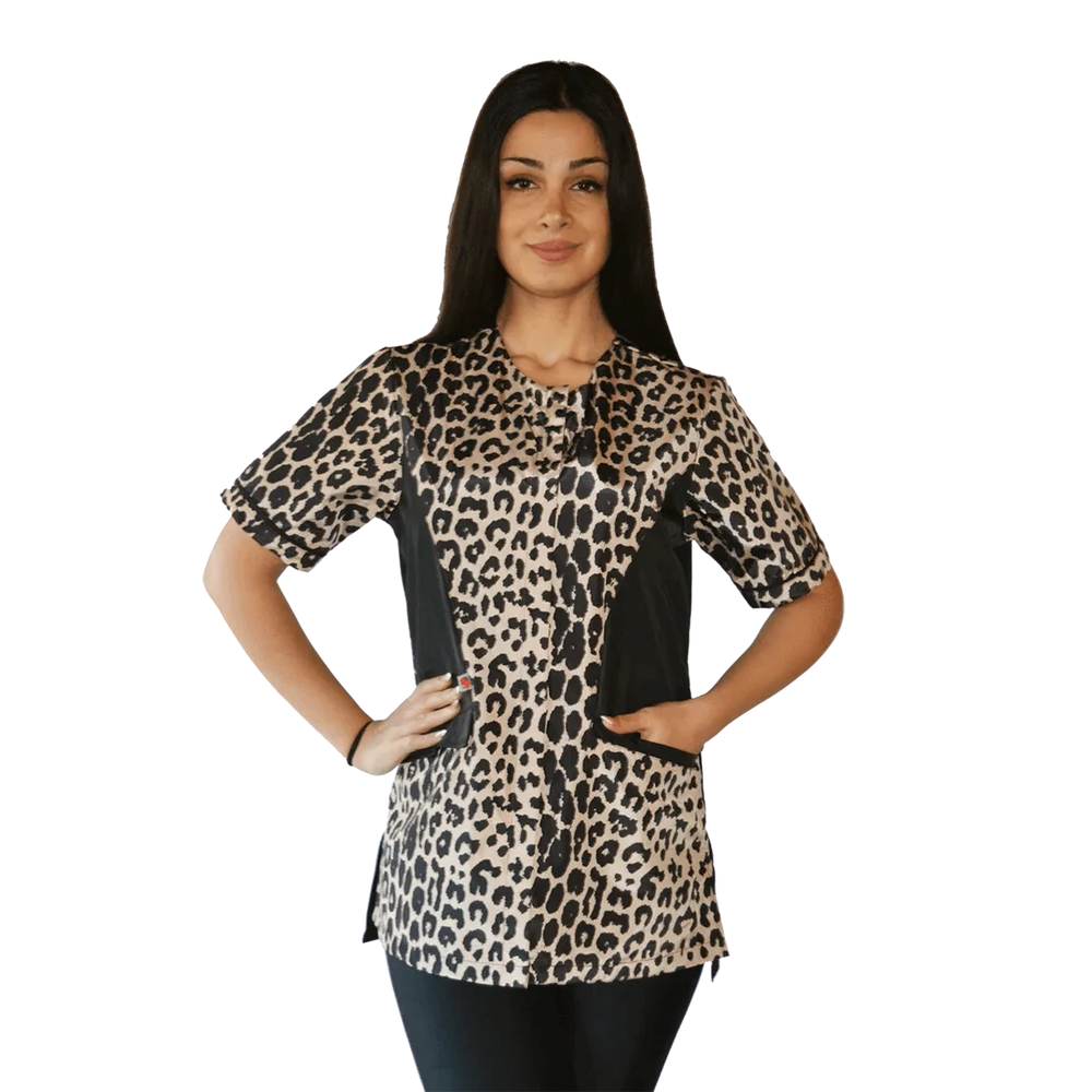 Ladybird Line Bathing Leopard Print Jacket 