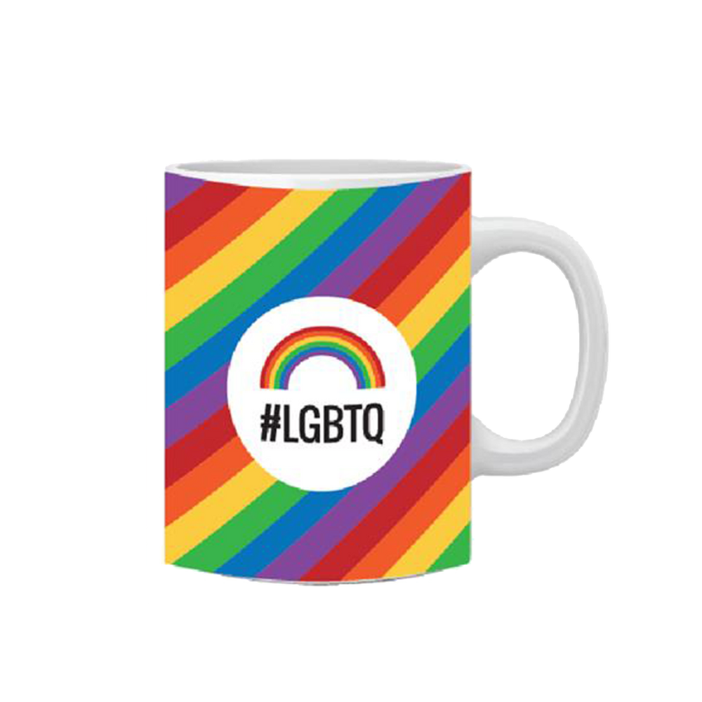 Dog Fashion Living LGBTQ Rainbow Mug