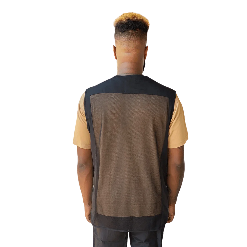 Waterproof Black Men's Vest by Ladybird Line