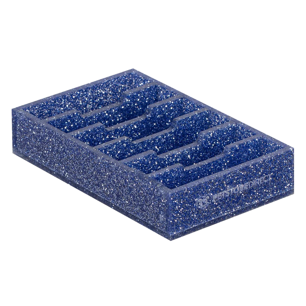 mini-wide-6-blade-holder-sparkle-indigo-by-petstore-direct