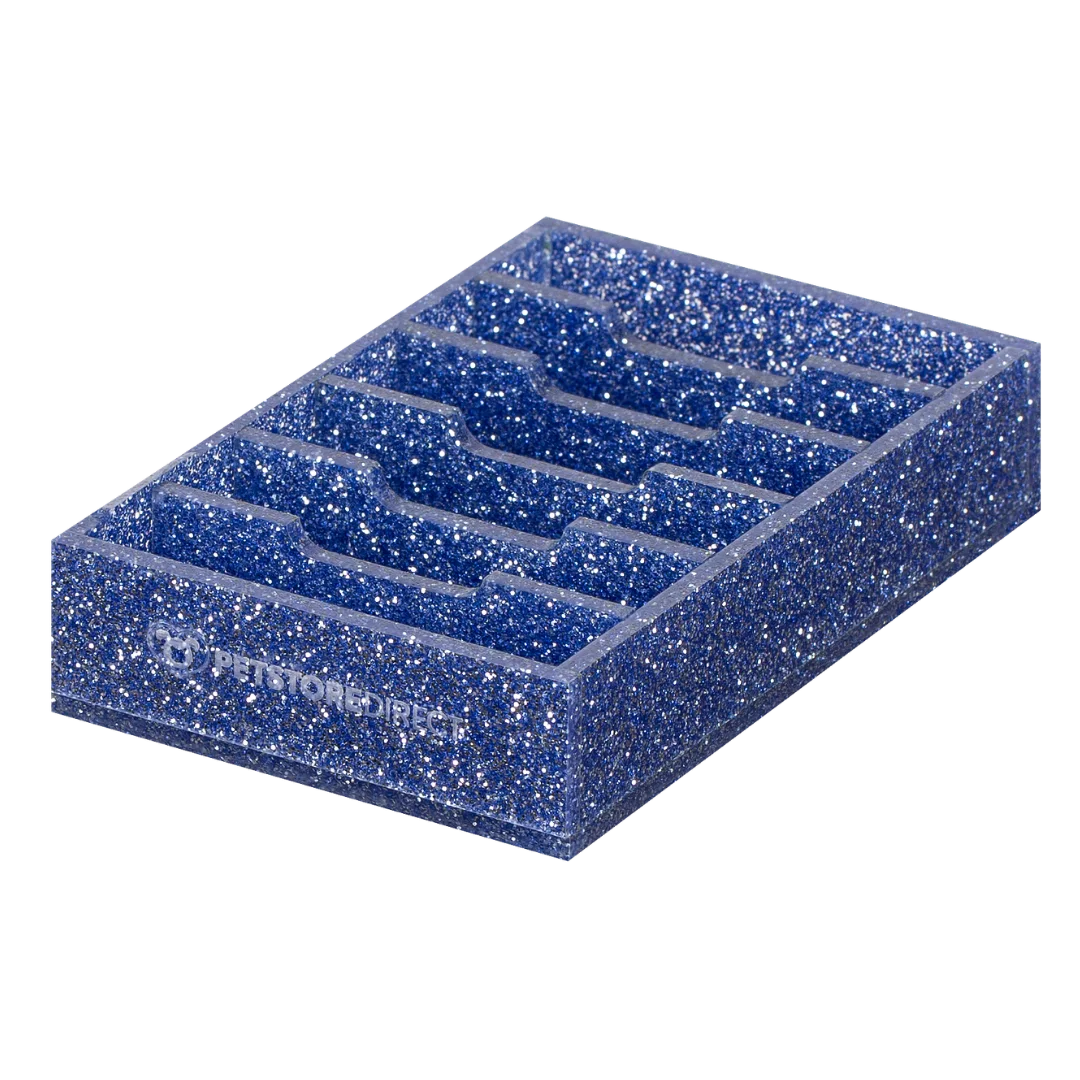 mini-wide-6-blade-holder-sparkle-indigo-by-petstore-direct