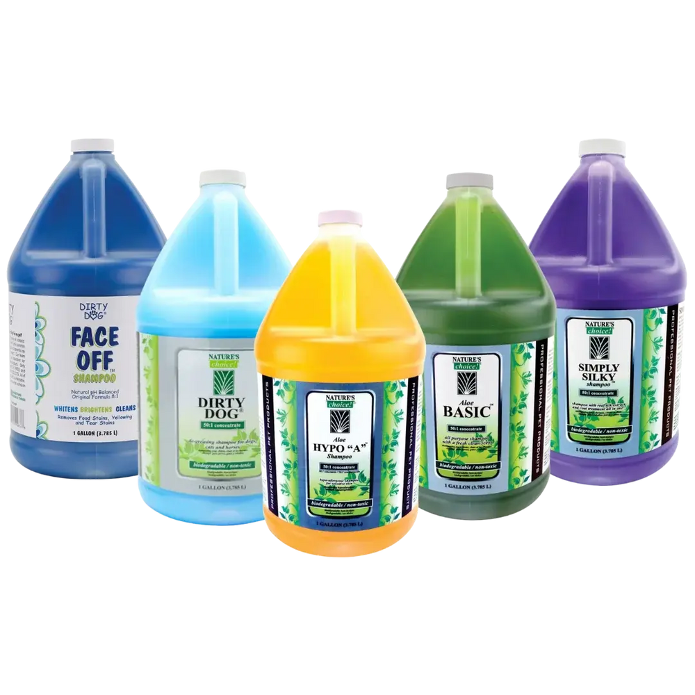 Five Shampoo Set Gallon by Nature's Choice