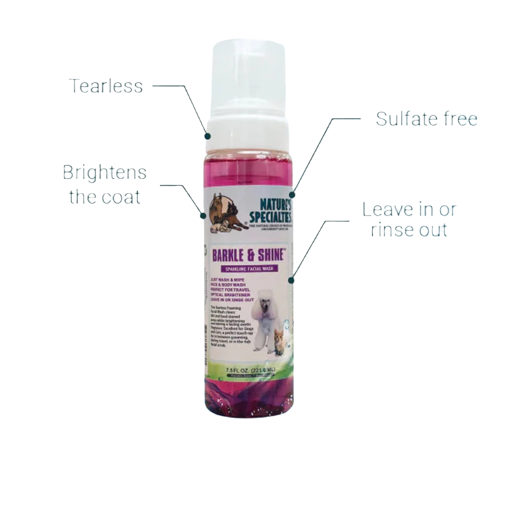 Barkle & Shine Waterless Shampoo 7.5oz by Nature's Specialties