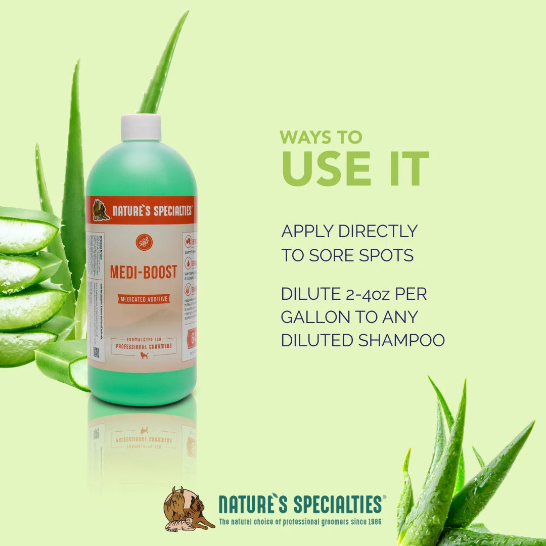 Medi-Boost Medicated Additive Shampoo Booster Gallon by Nature's Specialties