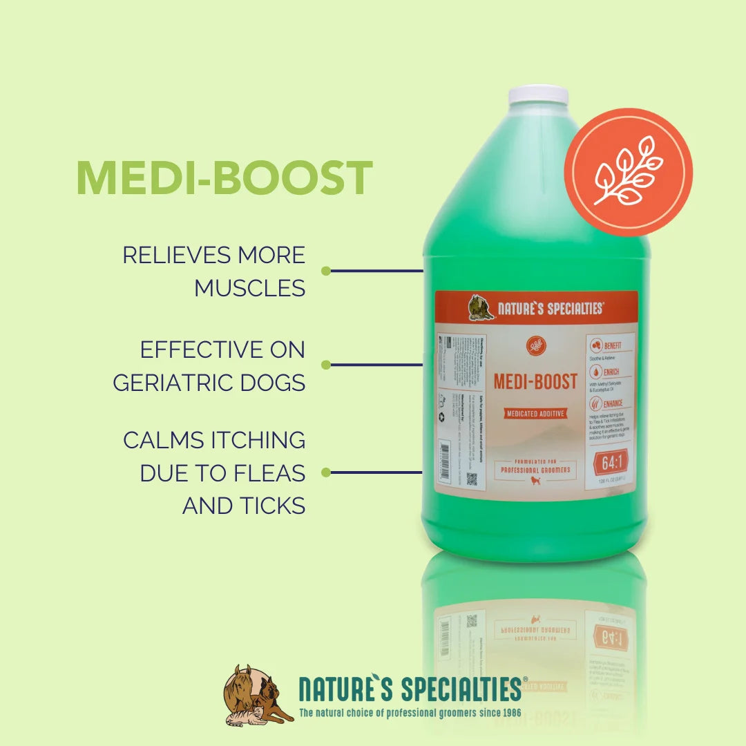 Medi-Boost Medicated Additive Shampoo Booster Gallon by Nature's Specialties