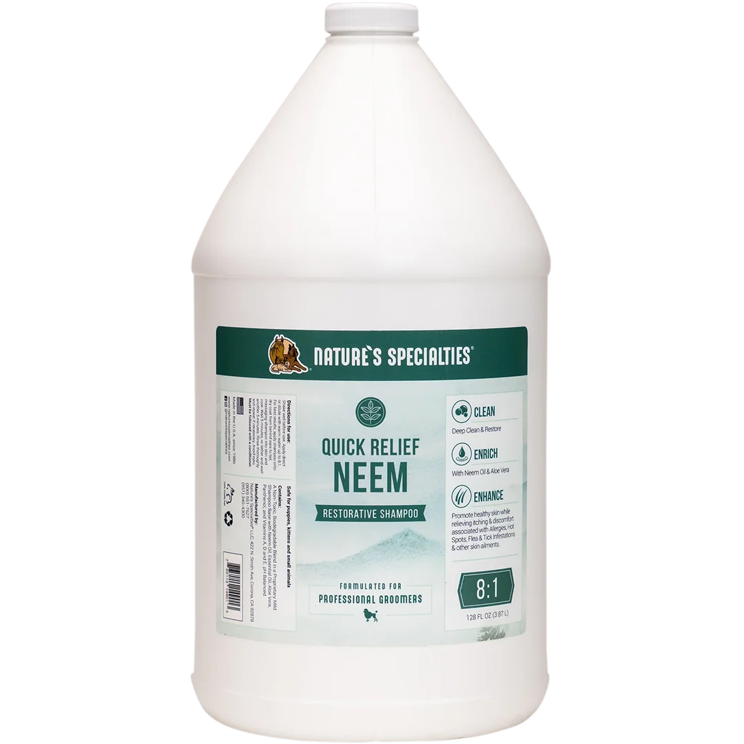 Quick Relief Neem Shampoo Gallon by Nature's Specialties