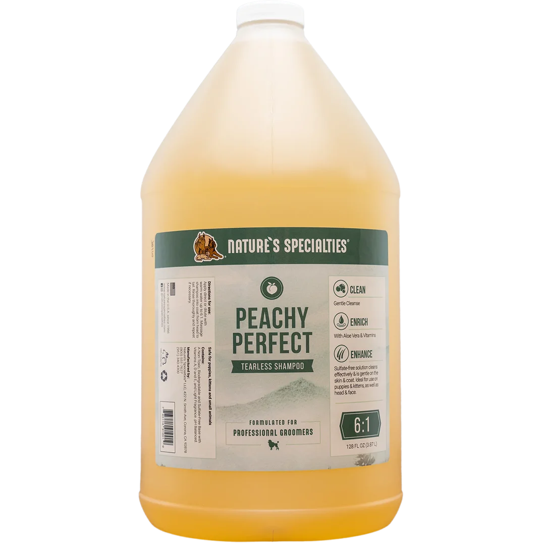 Peachy Perfect Shampoo for Puppy and Kitten Gallon by Nature's Specialties