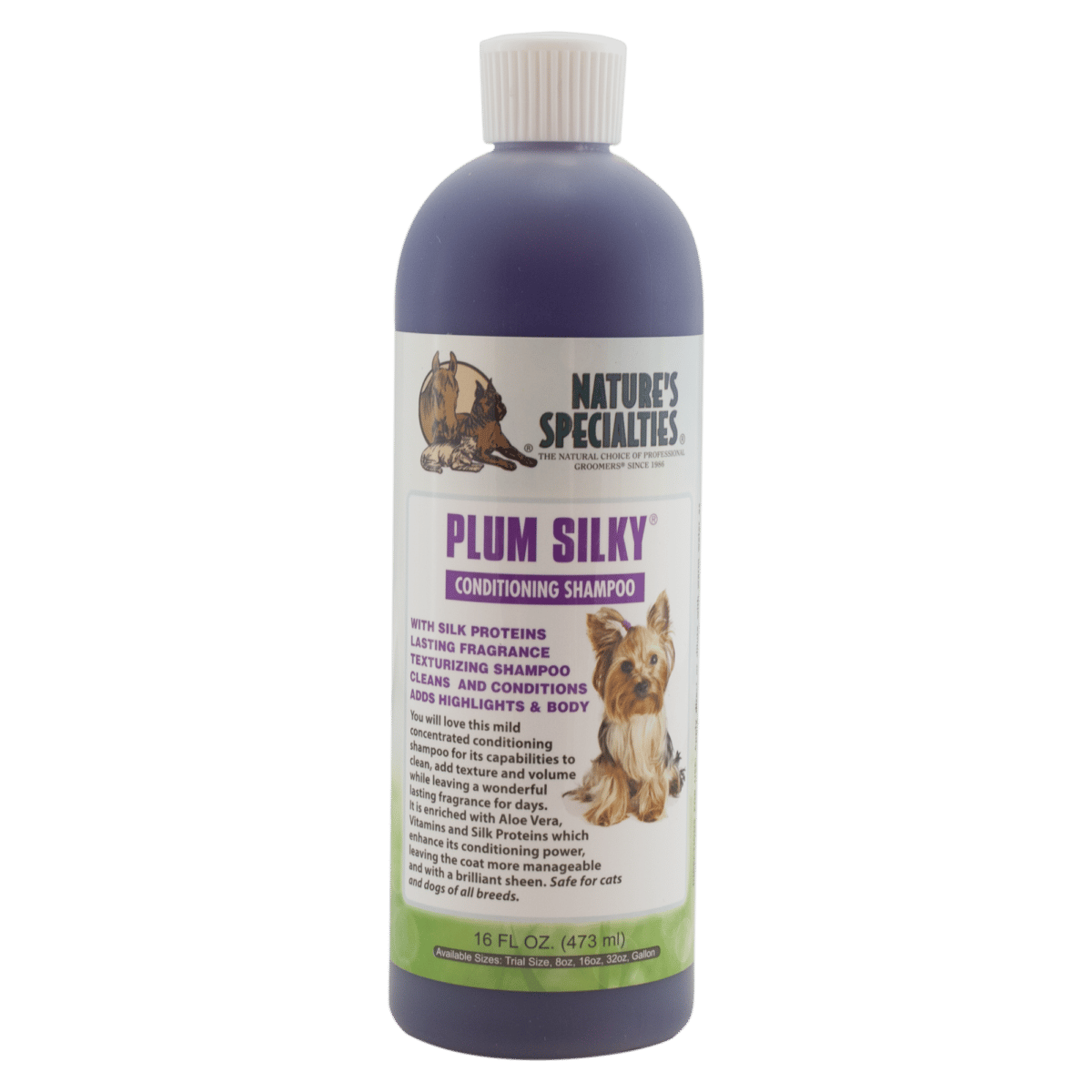 Plum Silky Shampoo & Conditioner 16oz by Nature's Specialties