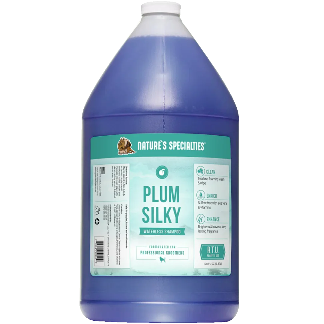 Plum Silky Waterless Shampoo Gallon by Nature's Specialties