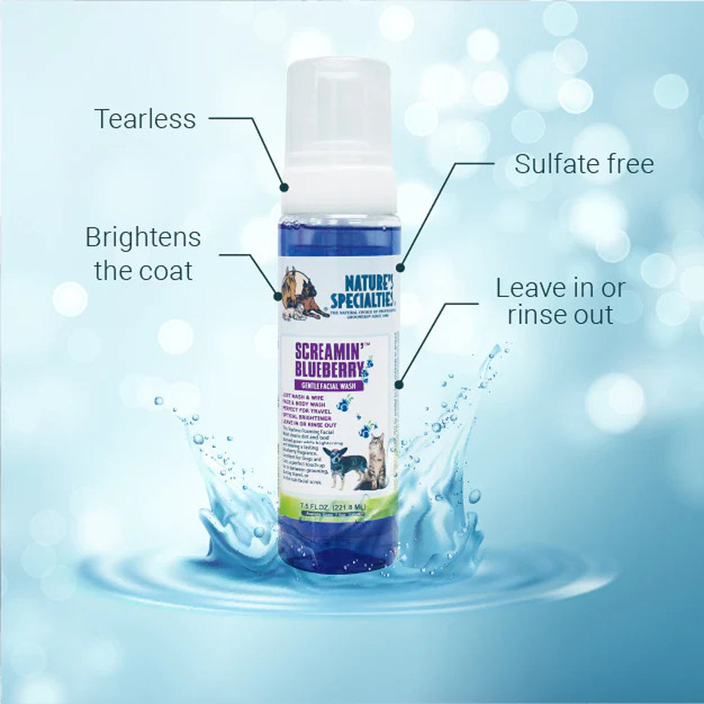 nature's specialties screamin blueberry waterless shampoo 7.5oz