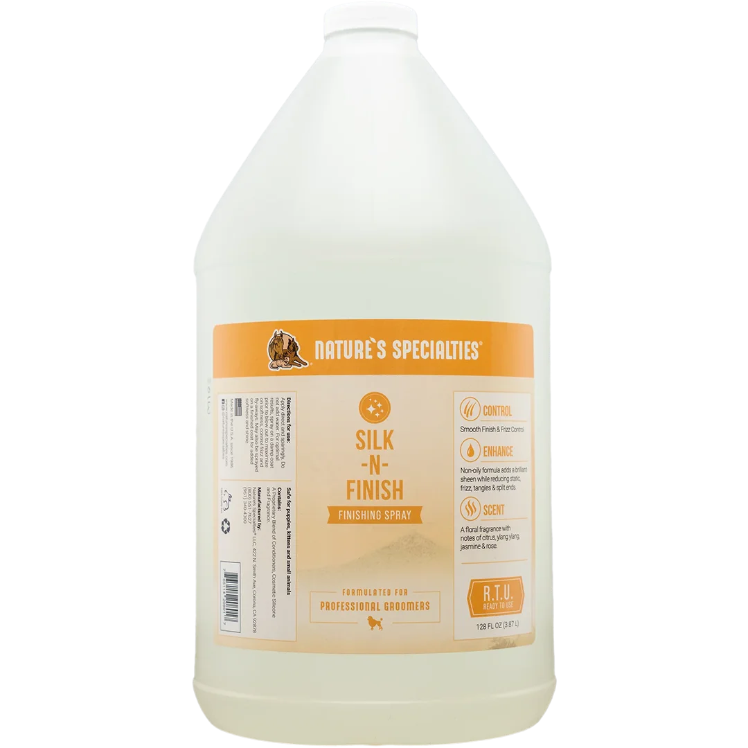 Silk N Finish Leave-In Conditioner Spray Gallon by Nature's Specialties