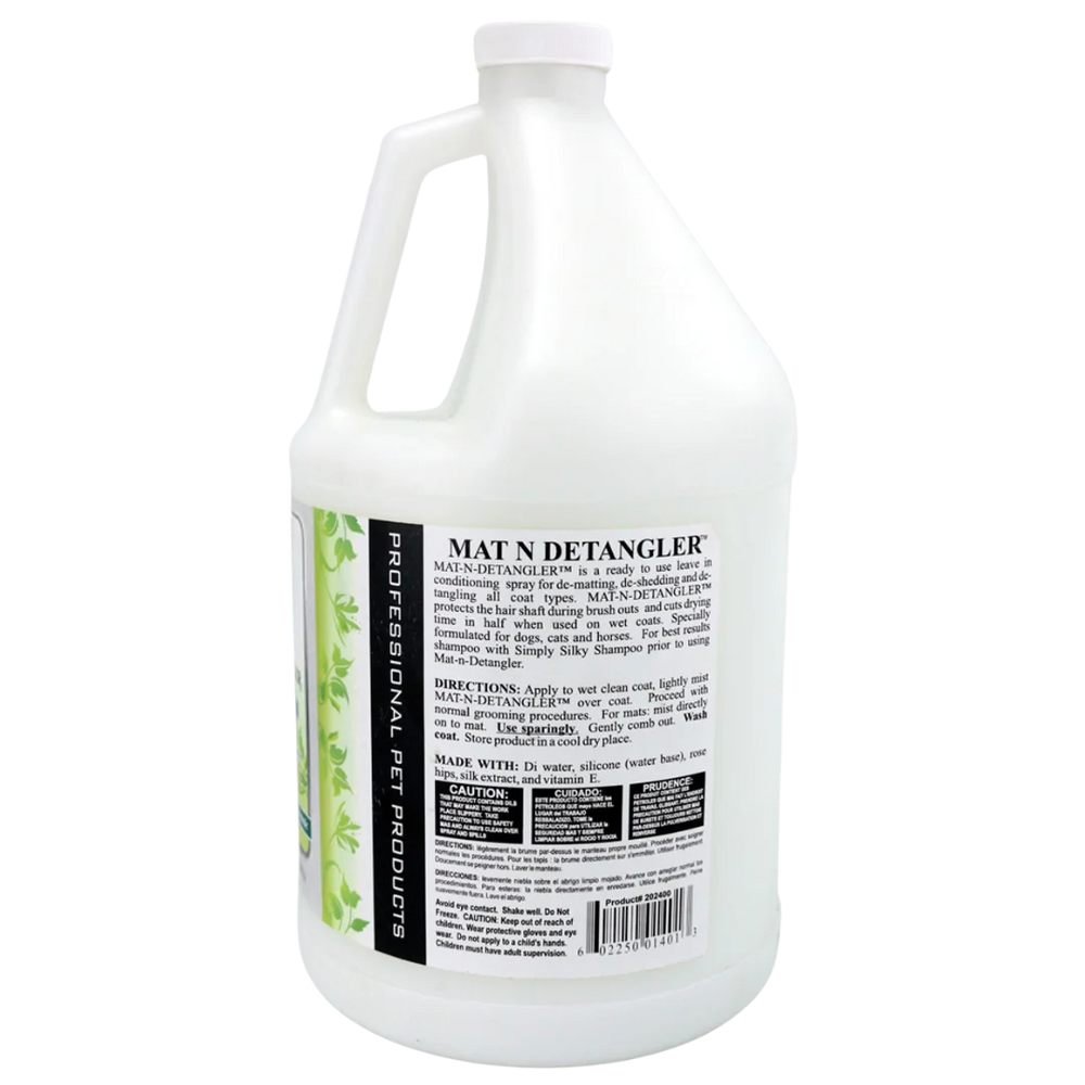 Mat N Detangler Spray Ready to Use Gallon by Nature's Choice
