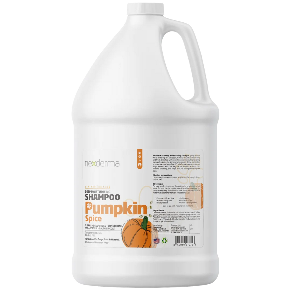 Limited Edition Pumpkin Spice Deep Moisturizing Shampoo Gallon by Nexderma