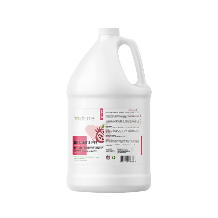 Pomegranate Detangler Spray Gallon with Free Silvet Spray 25ml by Nexderma