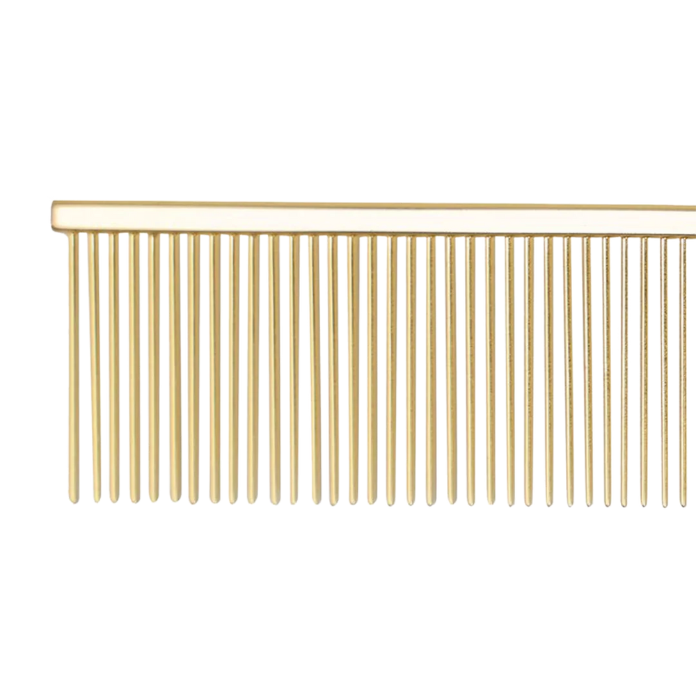 Niira 9" Koda Finishing Comb Gold by Irina Pinkusevich