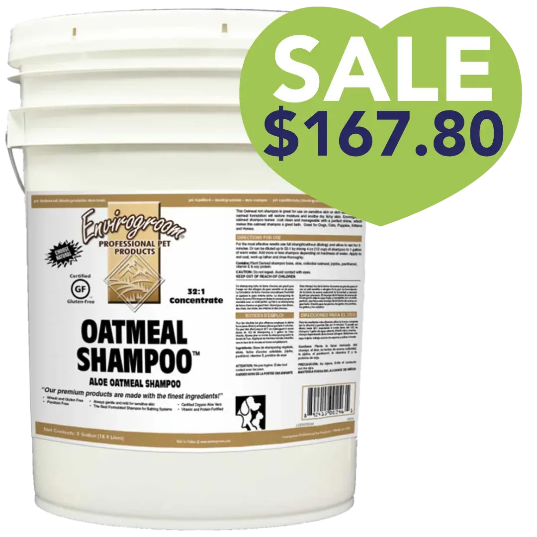 Oatmeal shampoo bucket by envirogroom