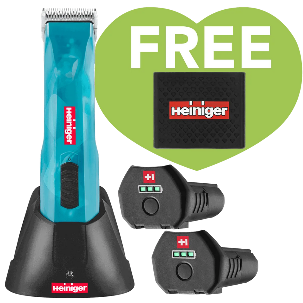 Opal Cordless Clipper 2 Batteries with Free Clipper Grip by Heiniger