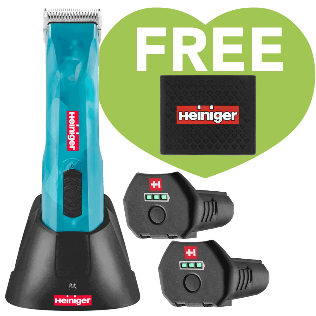 Opal Cordless Clipper 2 Batteries with Free Clipper Grip by Heiniger