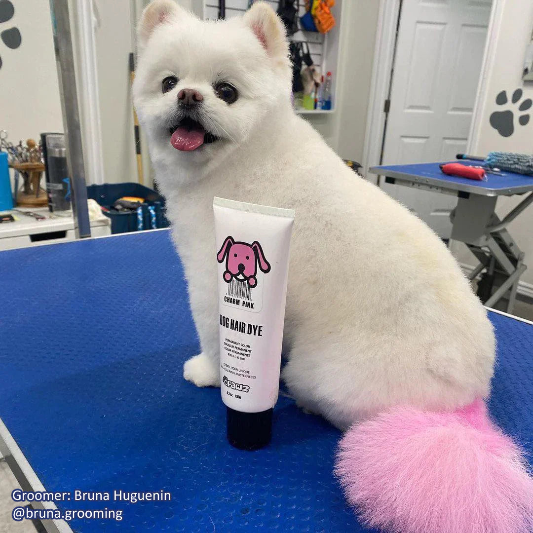Permanent Dog Hair Dye Charm Pink 8oz by Opawz