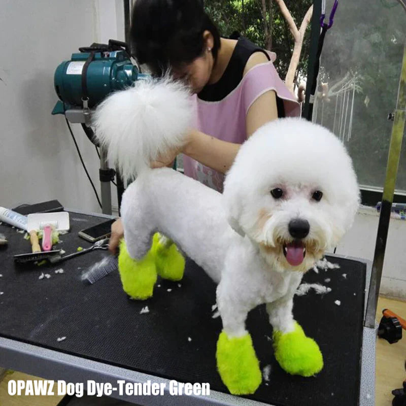 opawz permanent dog hair dye tender green