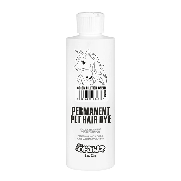 Permanent Dog Hair Color Dilution Cream 8oz by Opawz