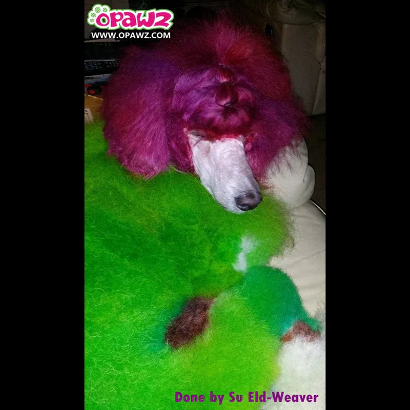 opawz permanent dog hair dye profound green