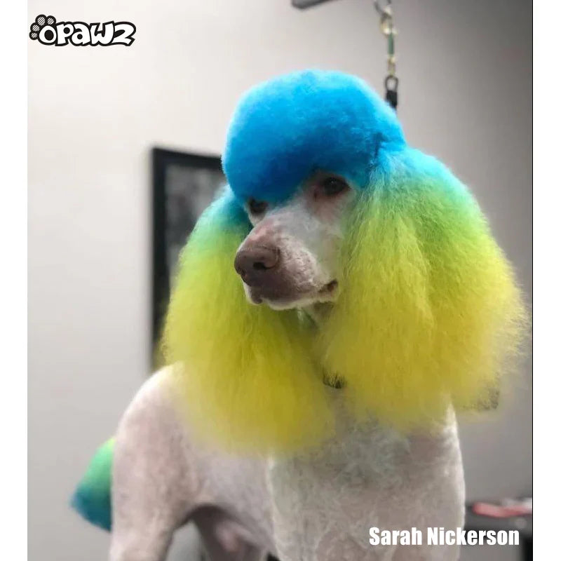 opawz permanent dog hair dye tender green