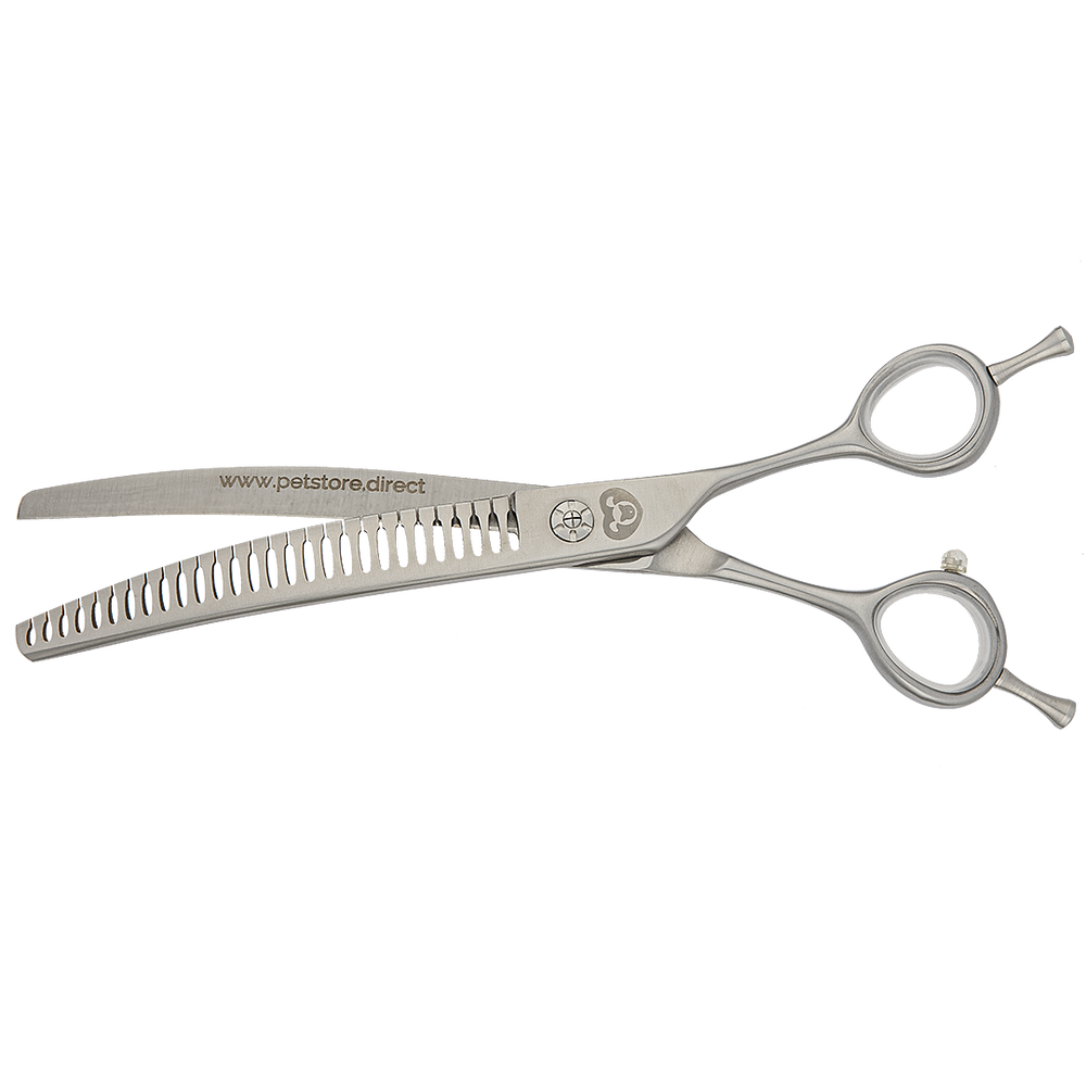 7.5" 28T Curved Chunker Texturizing Shear by PetStore.Direct