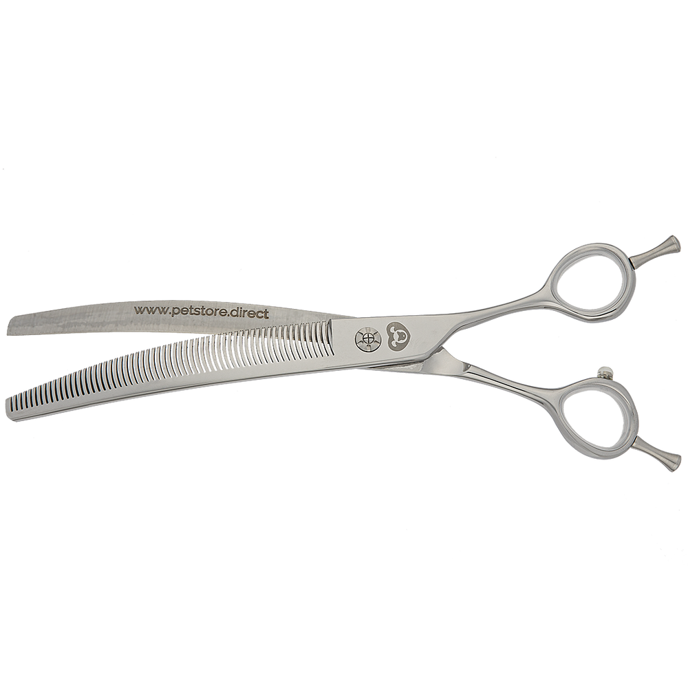 8" 60T Curved Blender Thinner Shear by PetStore.Direct