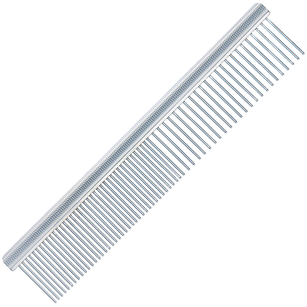 6" Premium 50/50 Sturdy Face Comb by PetStore.Direct