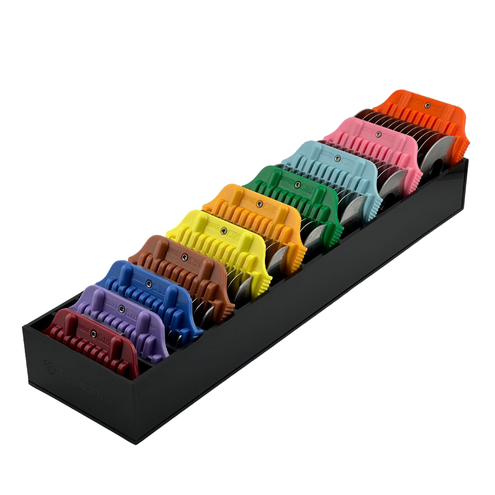 Wide 10 Blades/Combs Guard Holder Black by PetStore.Direct