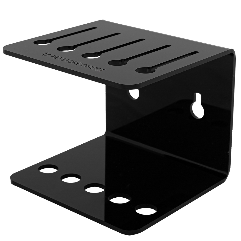 Comb Holder 5 For Wall and Table Black by PetStore.Direct