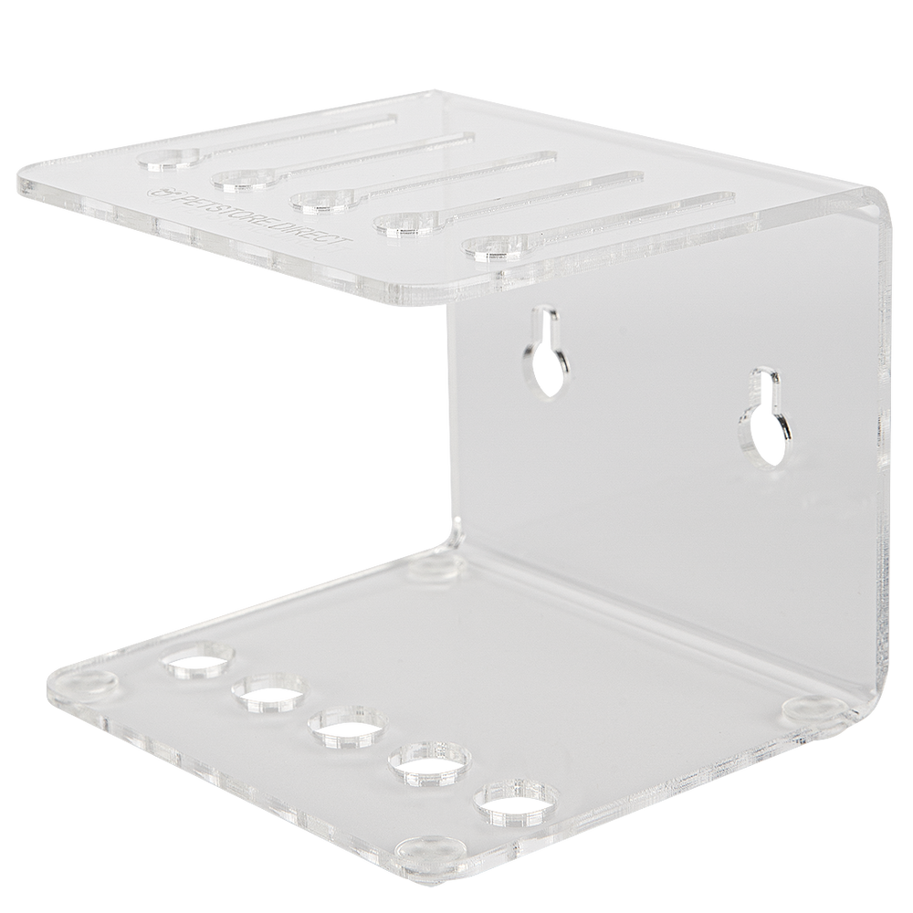 Comb Holder 5 For Wall and Table Clear by PetStore.Direct