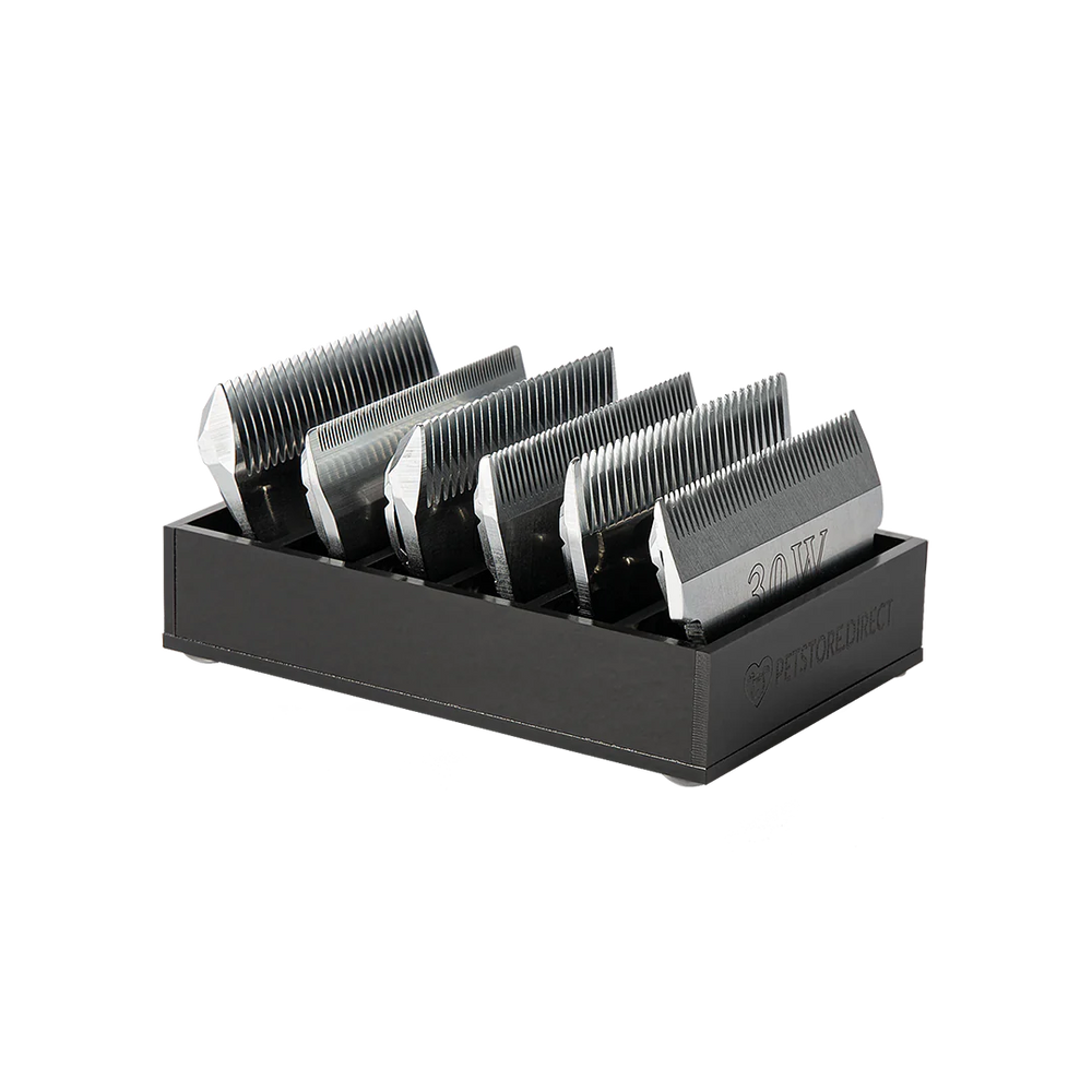 petstore.direct mini wide 6 blade holder black