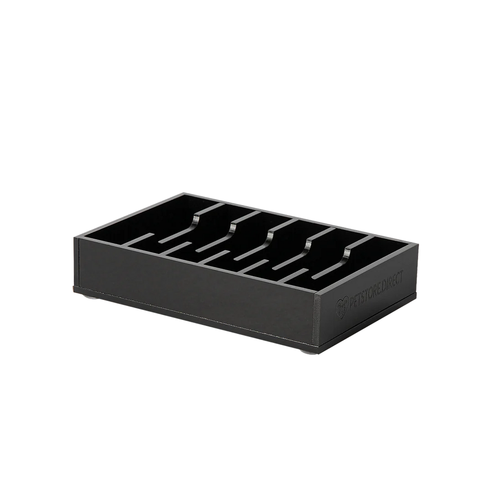 petstore.direct mini wide 6 blade holder black